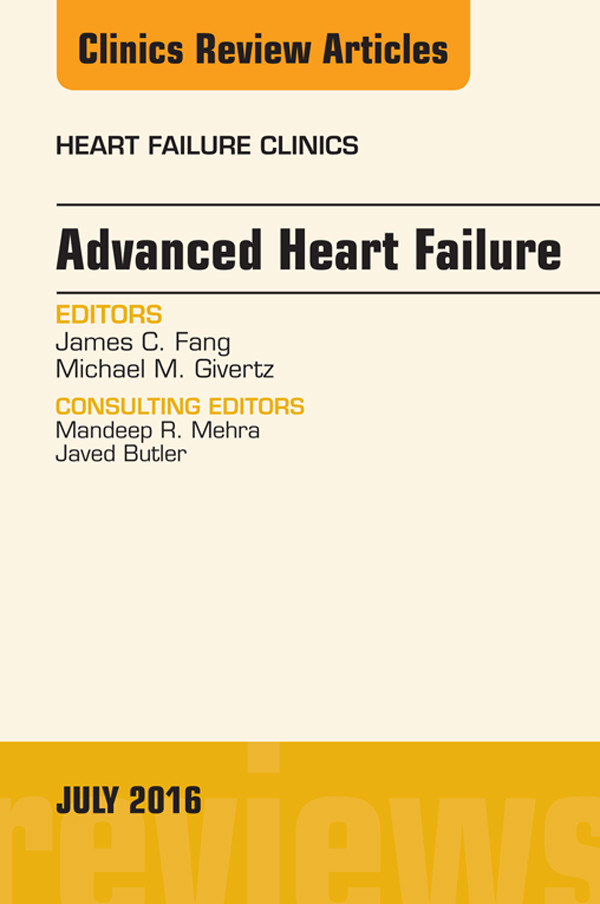 Cover Advanced Heart Failure, An Issue of Heart Failure Clinics,