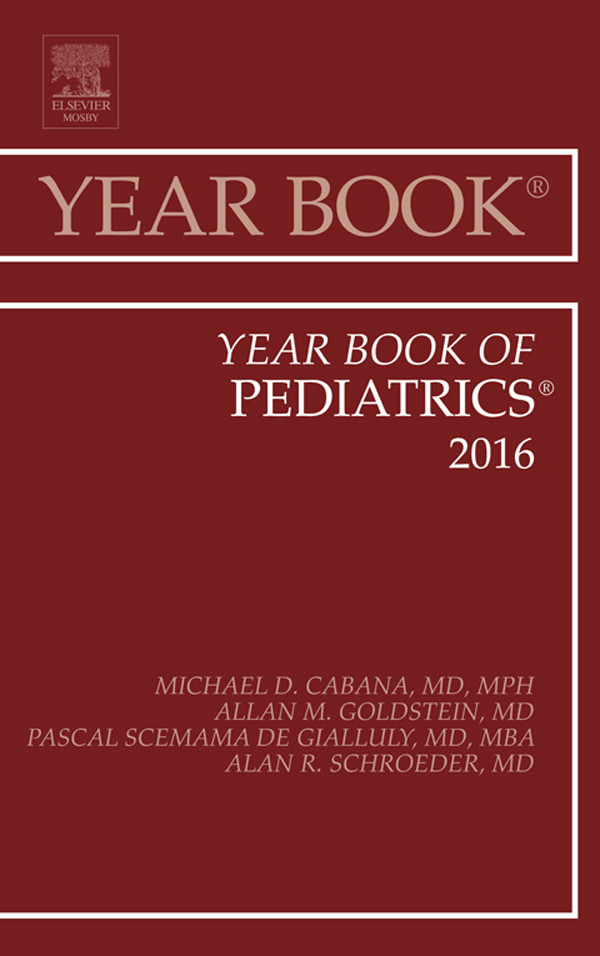 Cover Year Book of Pediatrics 2016,