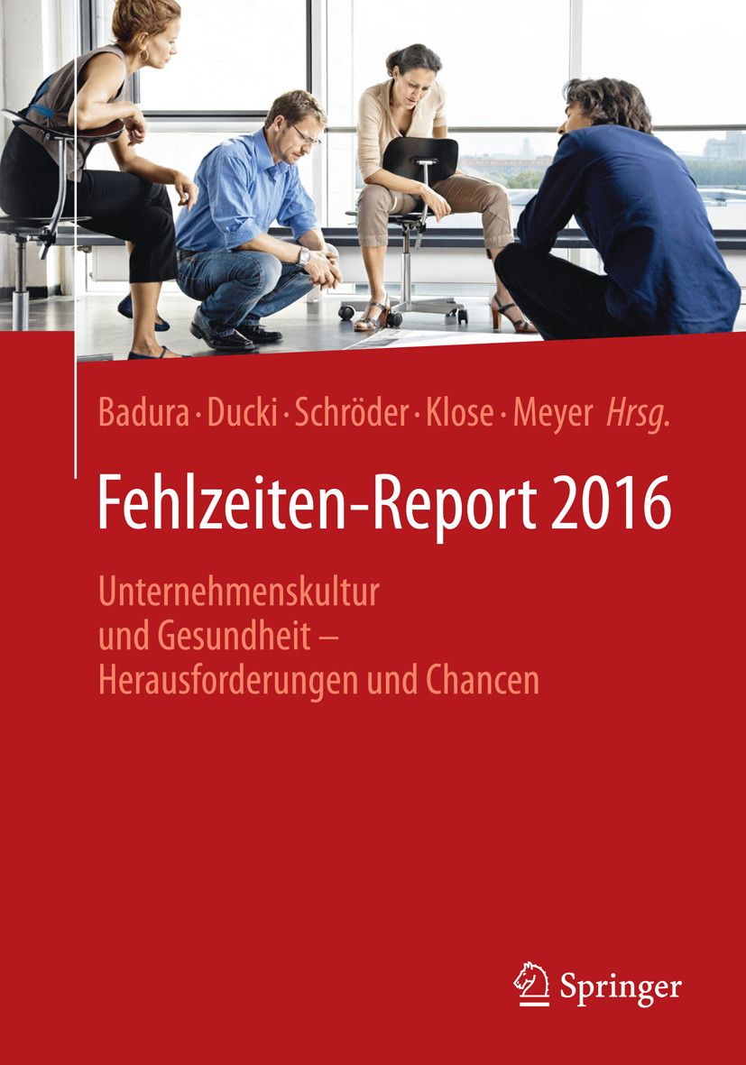 Cover Fehlzeiten-Report 2016
