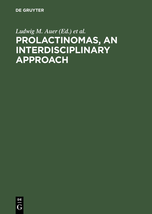 Cover Prolactinomas, An interdisciplinary approach