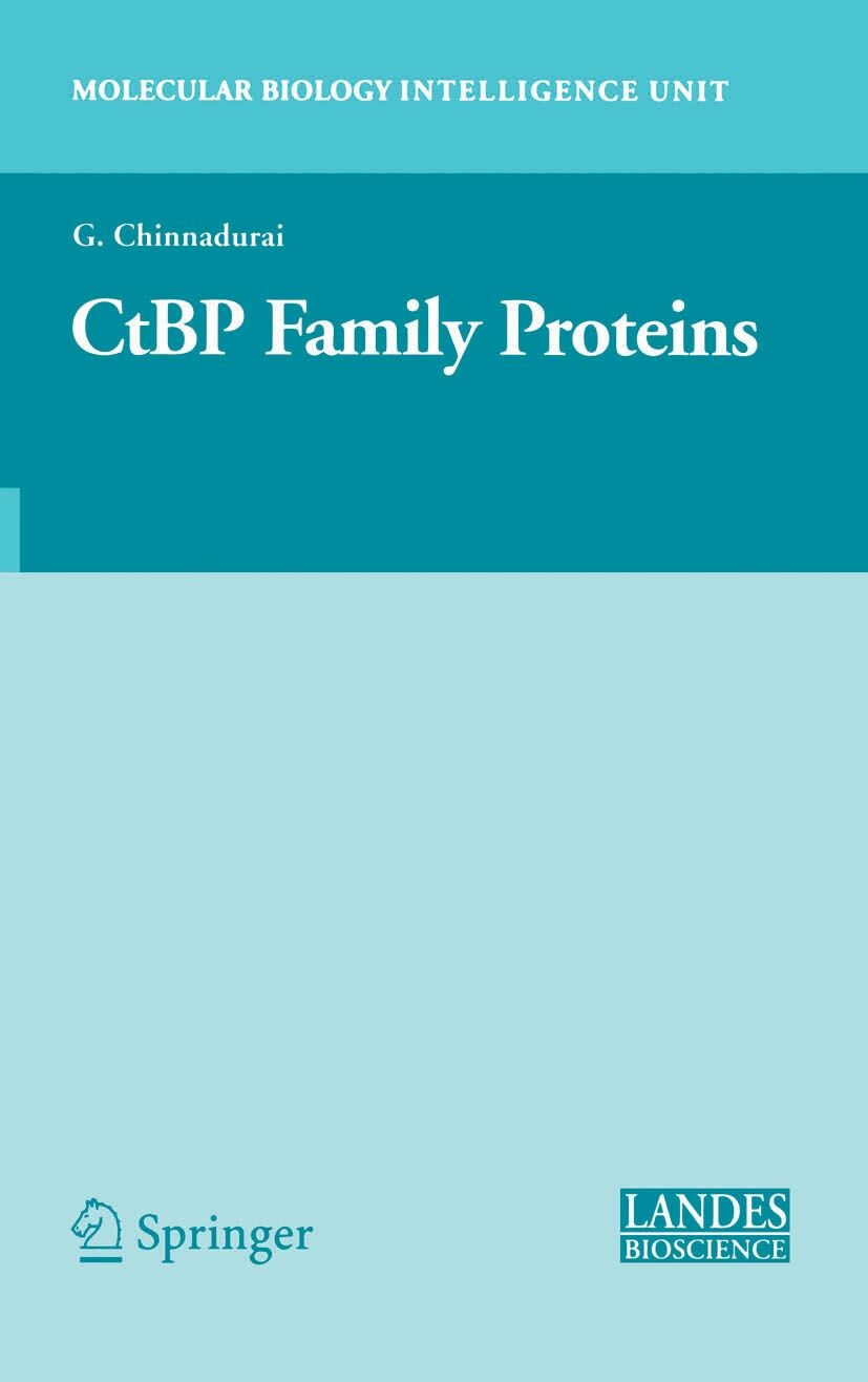 Cover CtBP Family Proteins