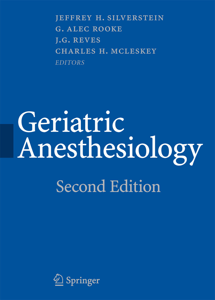 Cover Geriatric Anesthesiology