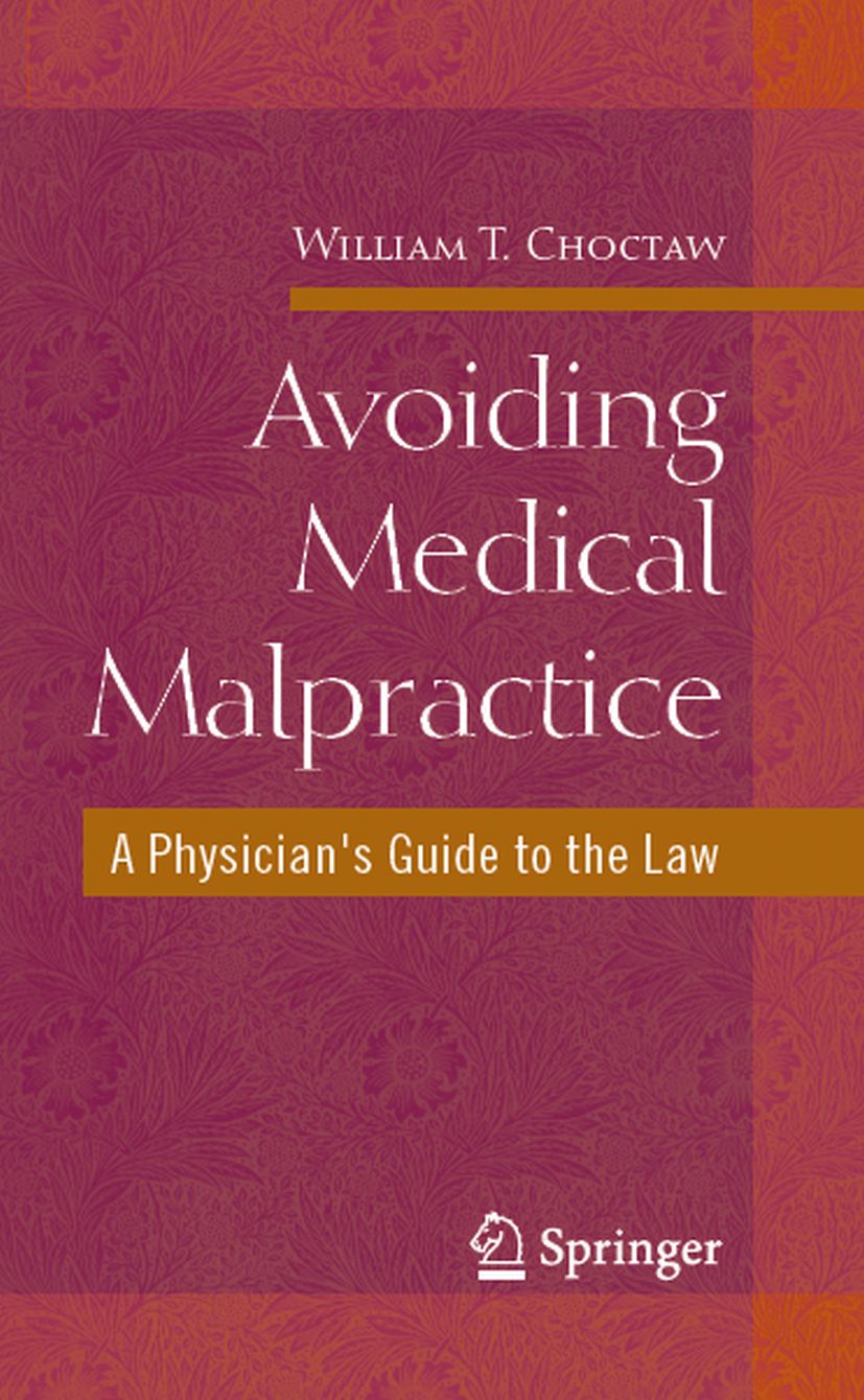 Cover Avoiding Medical Malpractice