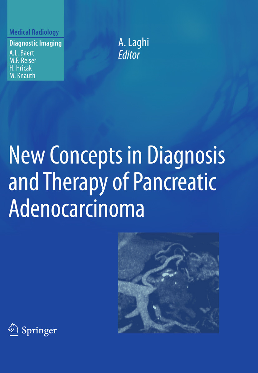Cover New Concepts in Diagnosis and Therapy of Pancreatic Adenocarcinoma