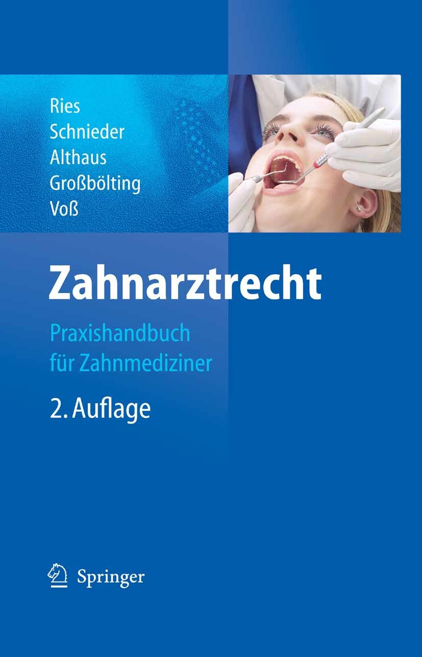 Cover Zahnarztrecht