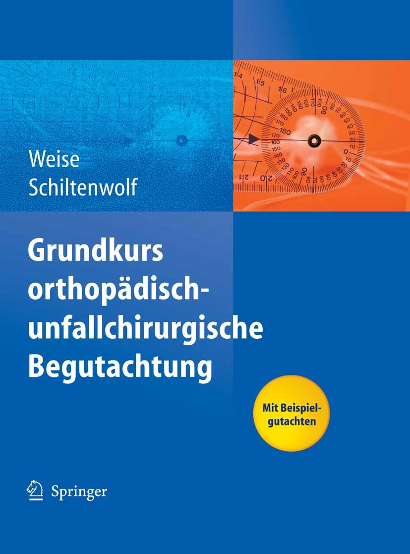 Cover Grundkurs orthopädisch-unfallchirurgische Begutachtung