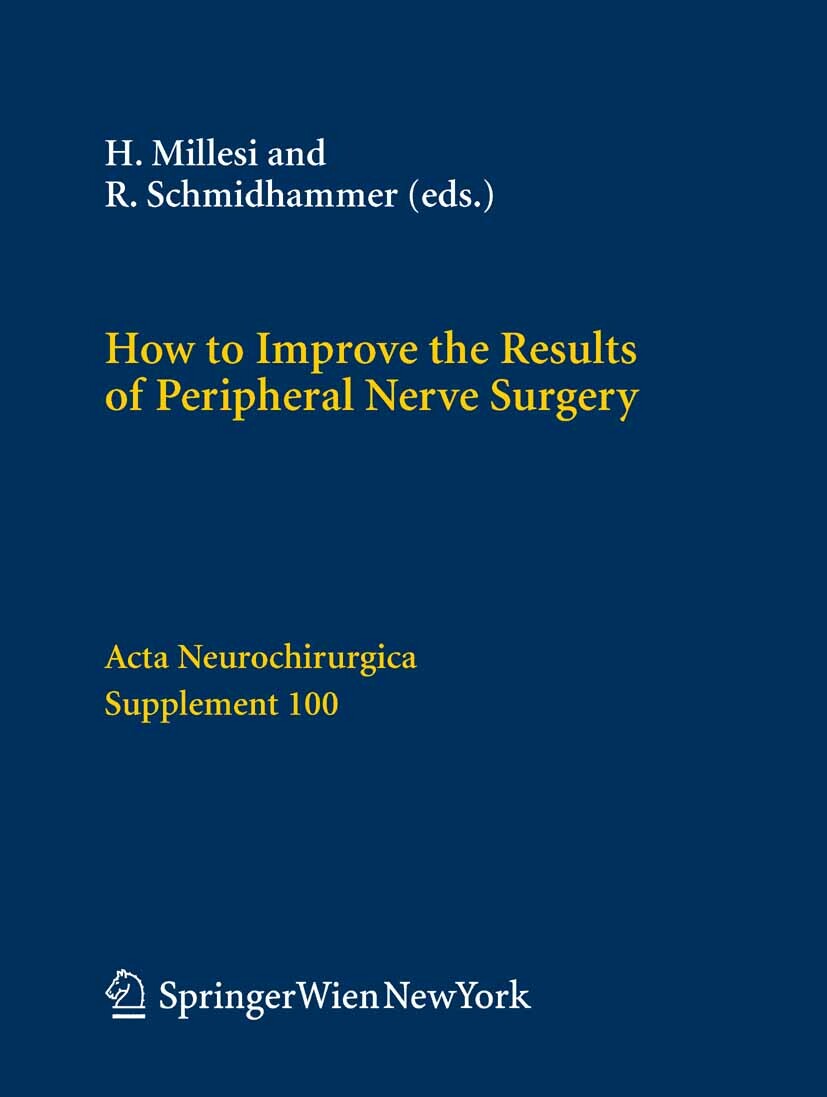 Cover How to Improve the Results of Peripheral Nerve Surgery