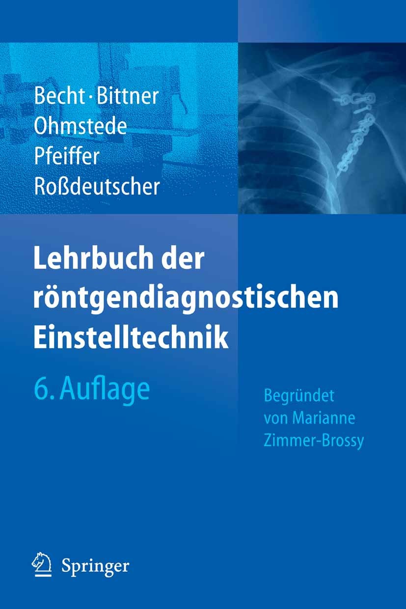 Cover Lehrbuch der röntgendiagnostischen Einstelltechnik