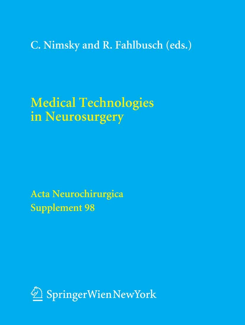 Cover Medical Technologies in Neurosurgery