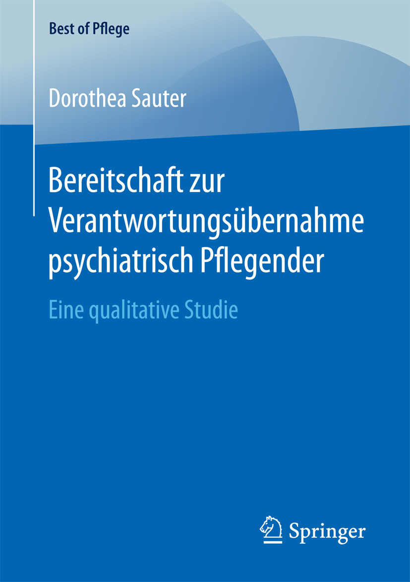 Cover Bereitschaft zur Verantwortungsübernahme psychiatrisch Pflegender