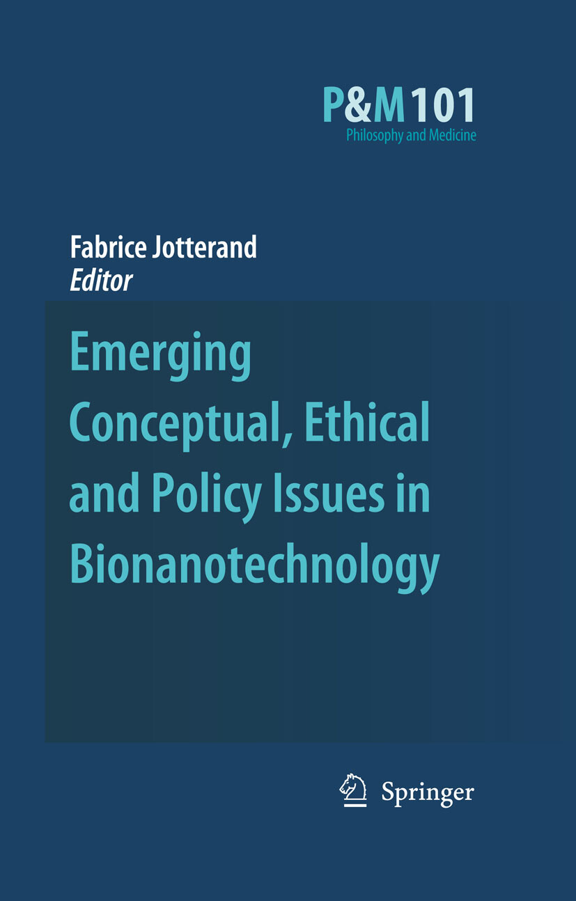 Cover Emerging Conceptual, Ethical and Policy Issues in Bionanotechnology