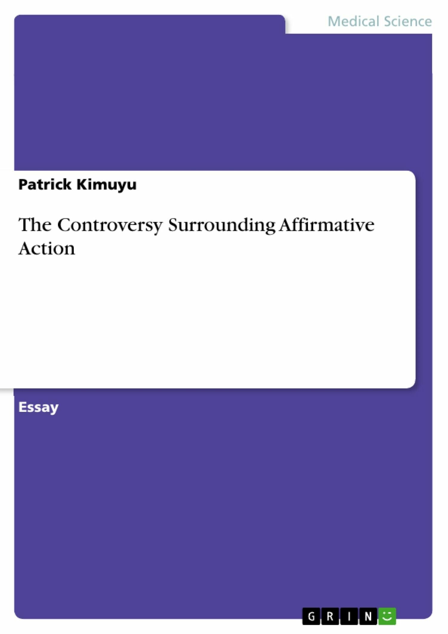 The Controversy Surrounding Affirmative Action