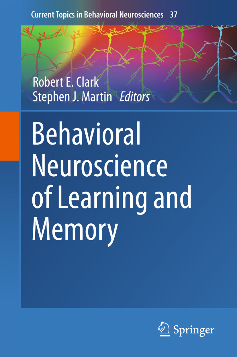 Cover Behavioral Neuroscience of Learning and Memory