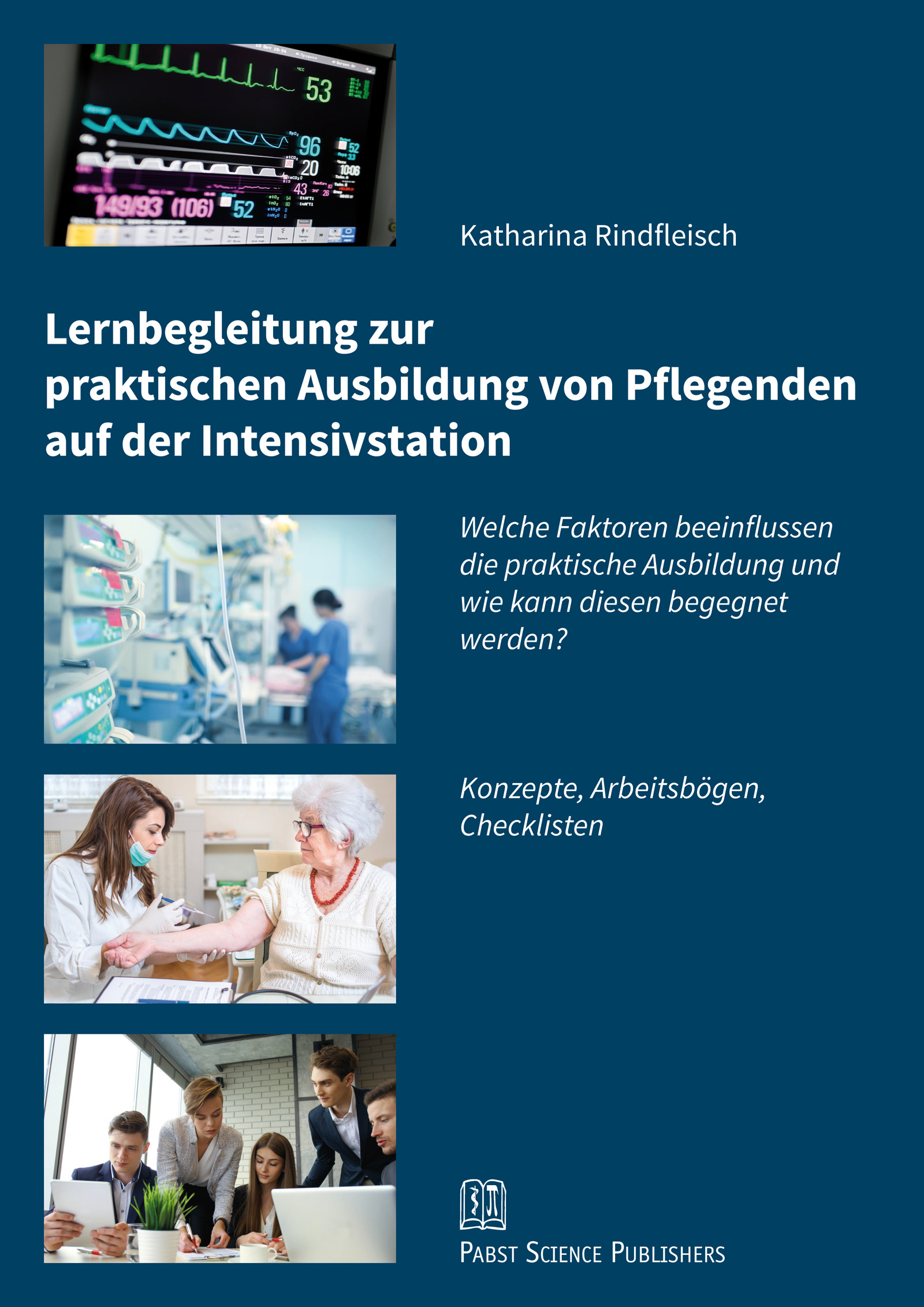 Cover Lernbegleitung zur praktischen Ausbildung von Pflegenden auf der Intensivstation