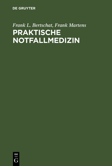 Cover Praktische Notfallmedizin
