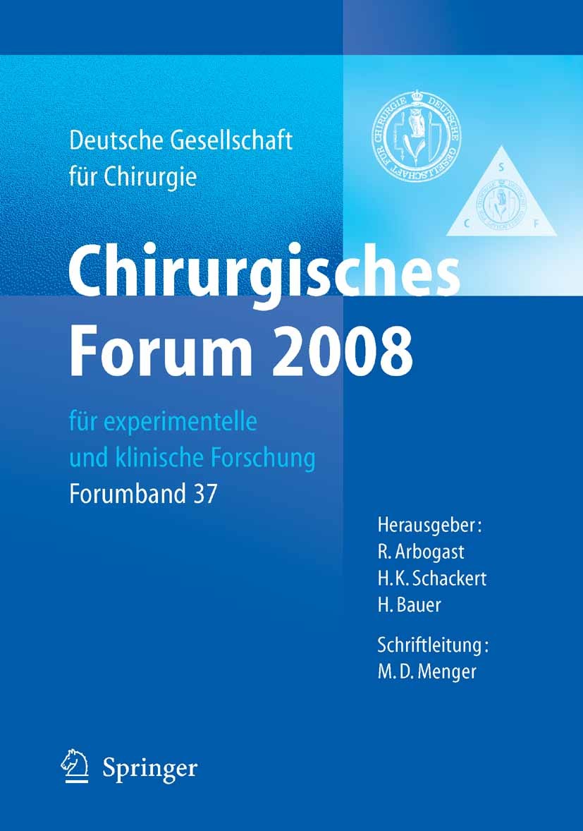 Cover Chirurgisches Forum 2008