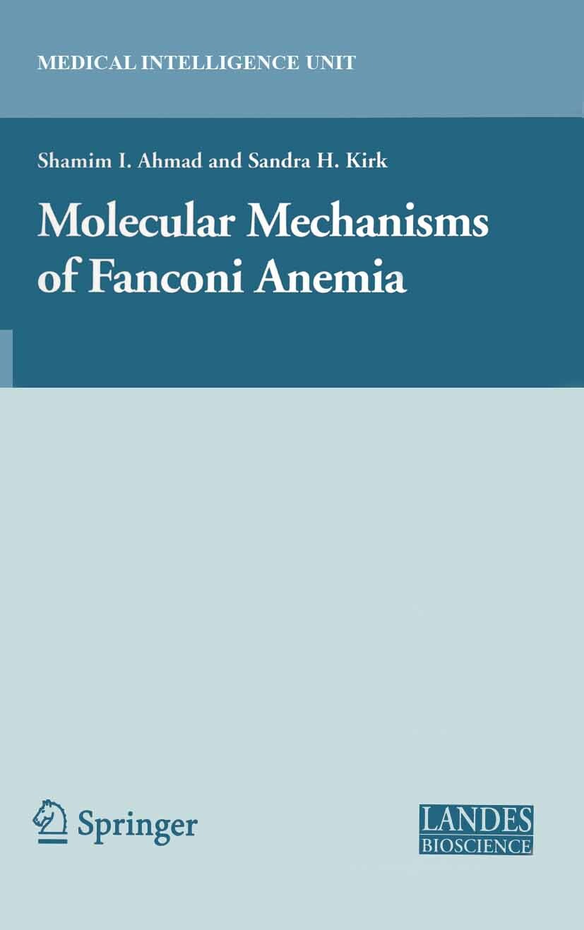 Cover Molecular Mechanisms of Fanconi Anemia