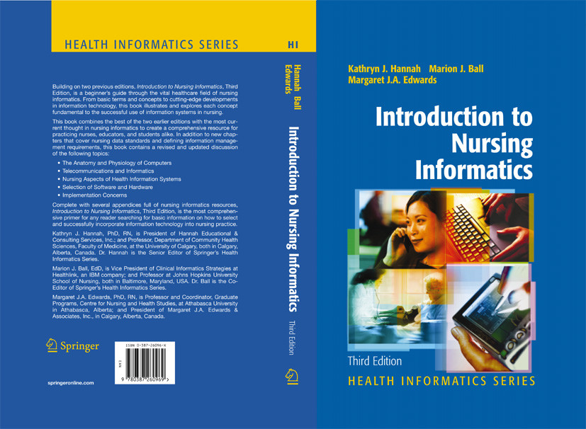 Cover Introduction to Nursing Informatics