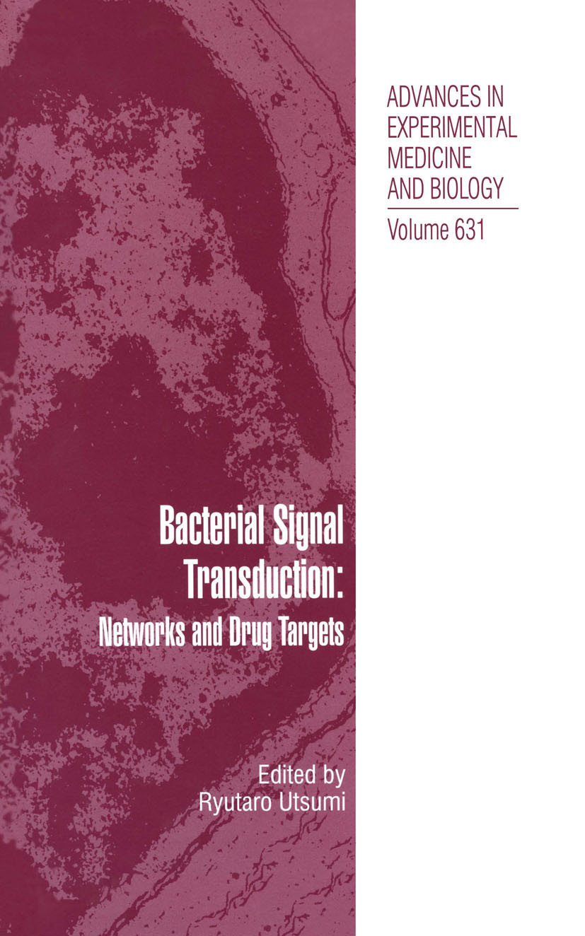 Cover Bacterial Signal Transduction: Networks and Drug Targets