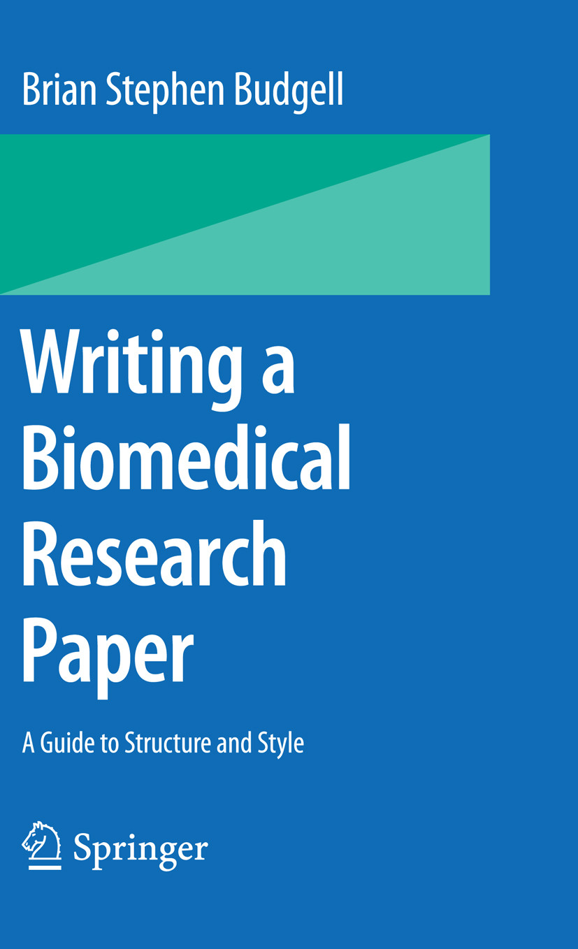 Cover Writing a Biomedical Research Paper