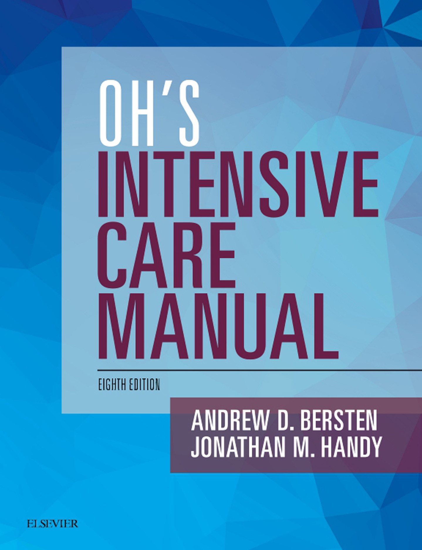 Cover Oh's Intensive Care Manual E-Book