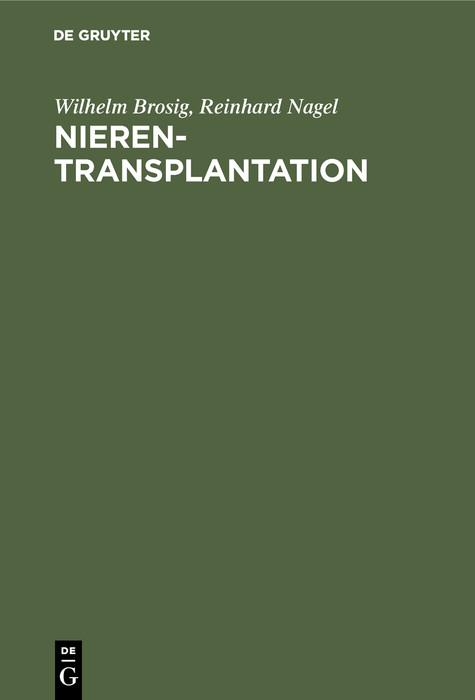 Cover Nierentransplantation