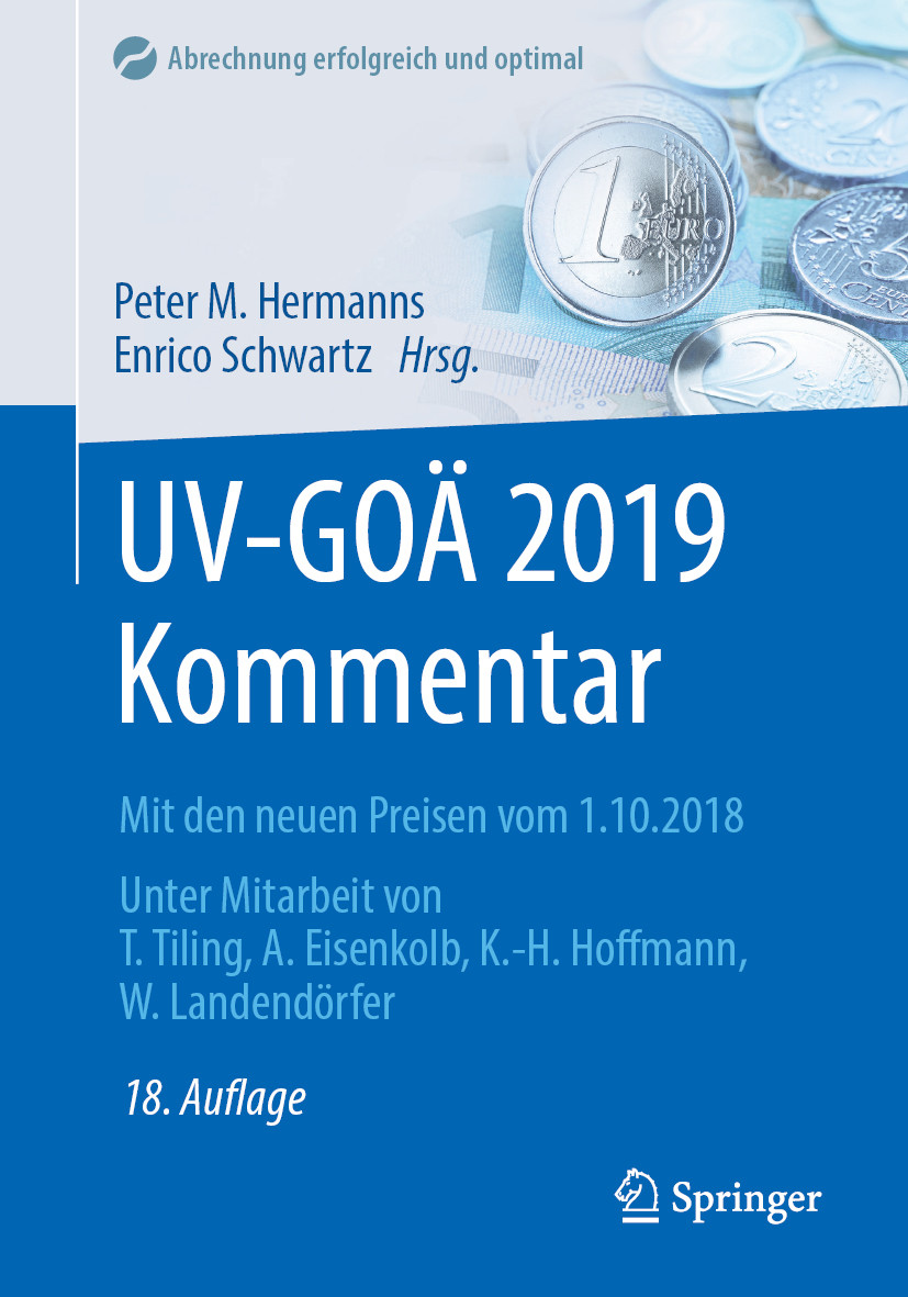 Cover UV-GOÄ 2019 Kommentar