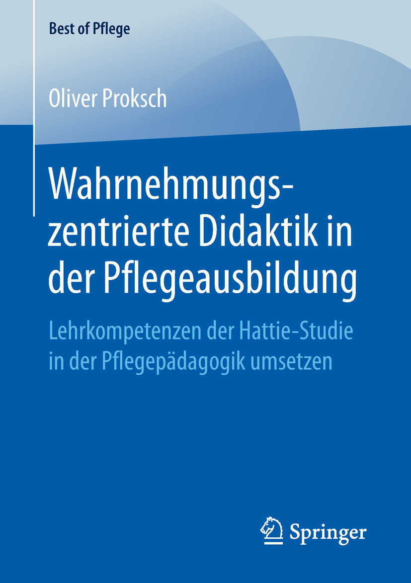 Cover Wahrnehmungszentrierte Didaktik in der Pflegeausbildung