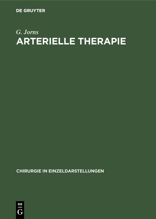 Cover Arterielle Therapie