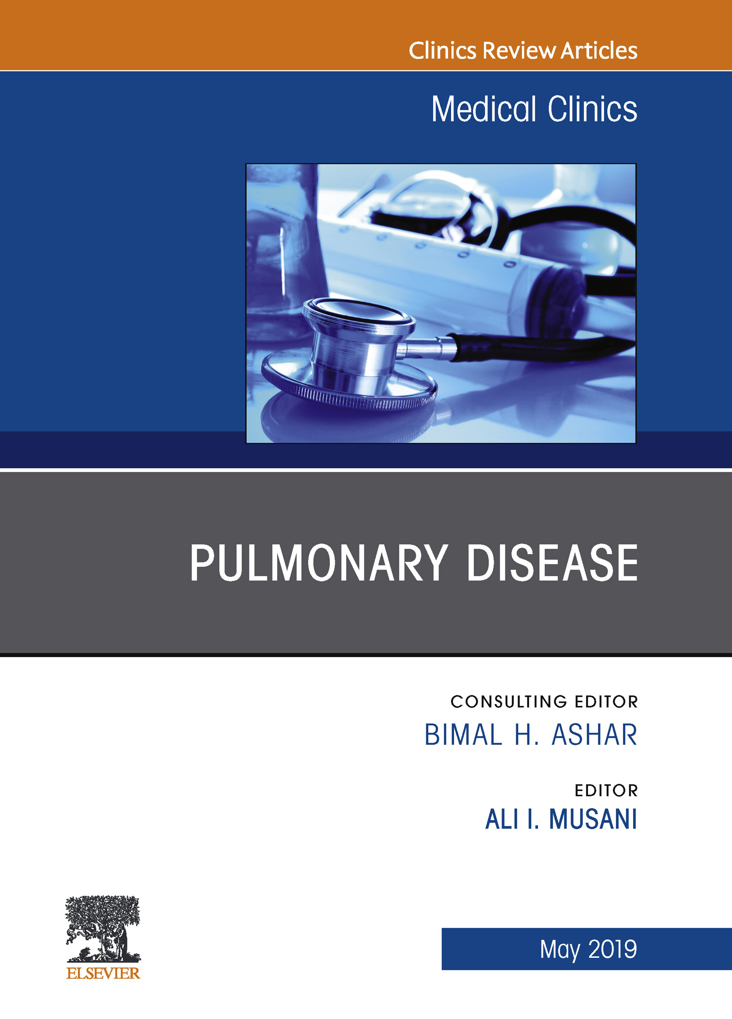 Cover Pulmonary Disease, An Issue of Medical Clinics of North America, E-Book