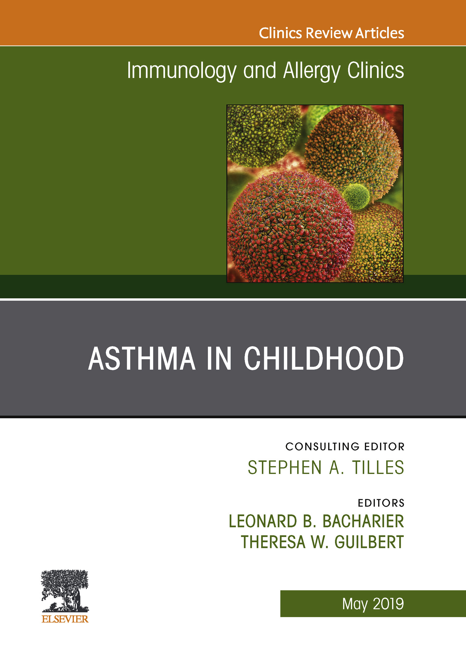 Cover Asthma in Early Childhood, An Issue of Immunology and Allergy Clinics of North America, E-Book