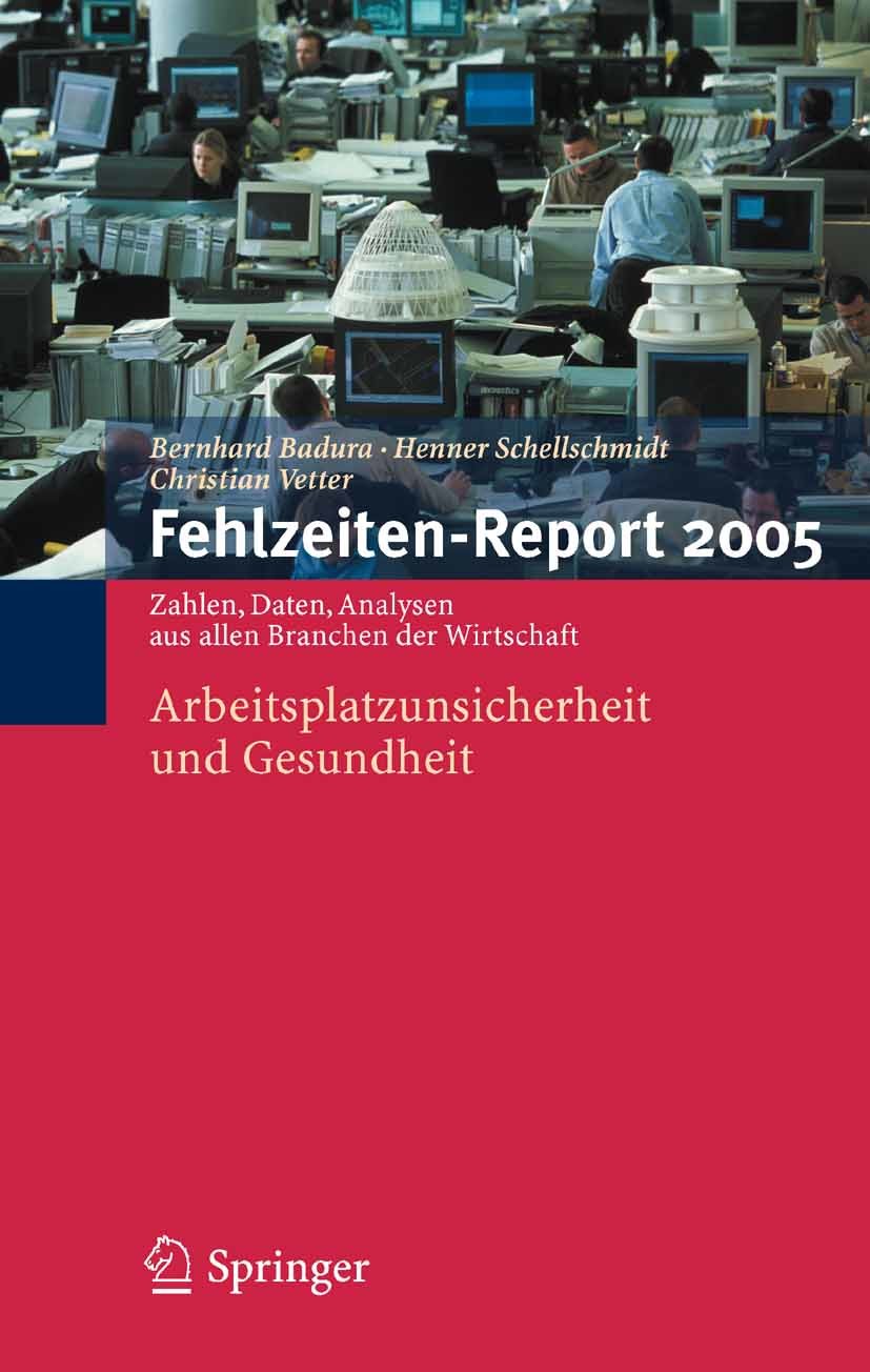 Cover Fehlzeiten-Report 2005