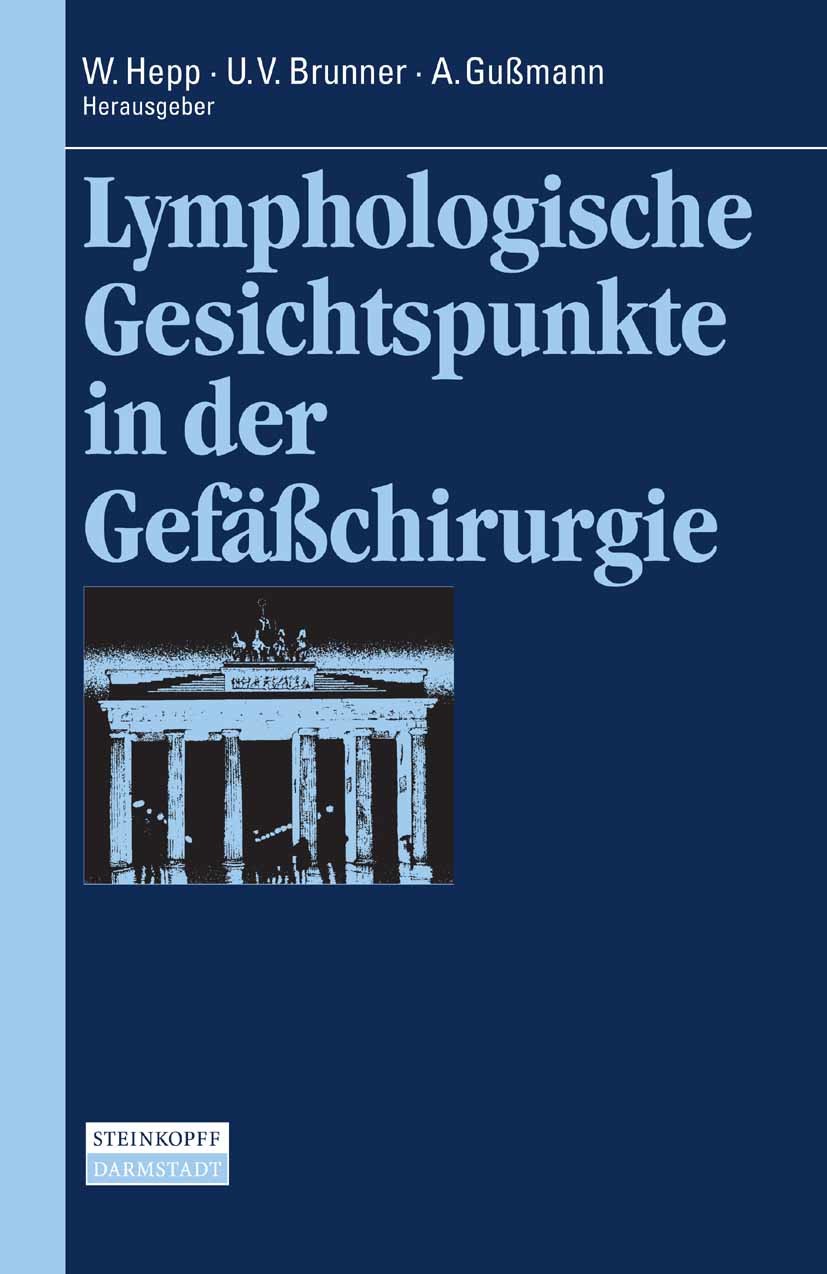 Cover Lymphologische Gesichtspunkte in der Gefäßchirurgie