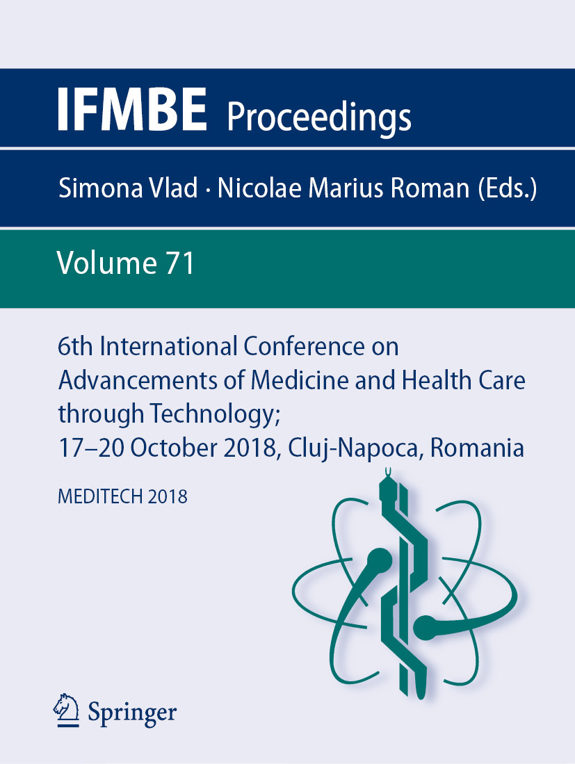 Cover 6th International Conference on Advancements of Medicine and Health Care through Technology; 17-20  October 2018, Cluj-Napoca, Romania