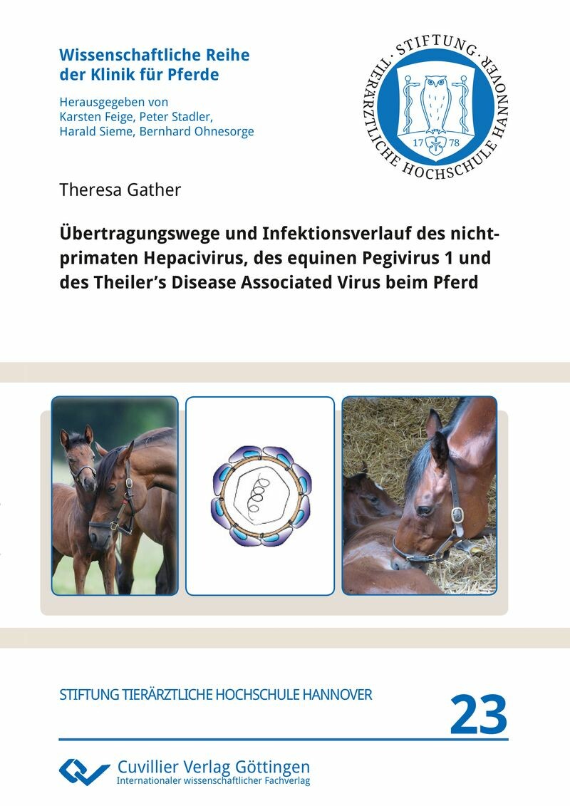 Cover Übertragungswege und Infektionsverlauf des nicht-primaten Hepacivirus, des equinen Pegivirus 1 und des Theiler’s Disease Associated Virus beim Pferd