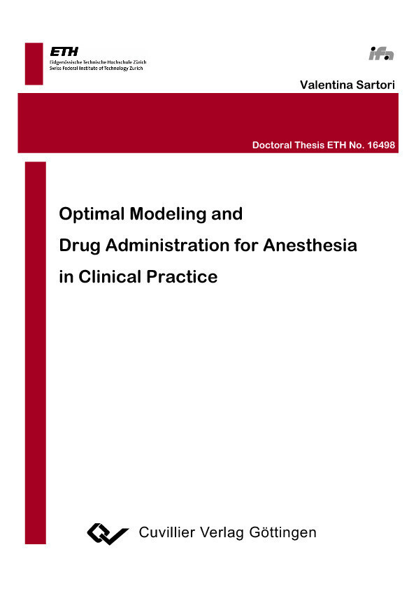Cover Optimal Modeling and Drug Administration for Anesthesia in Clinical Practice
