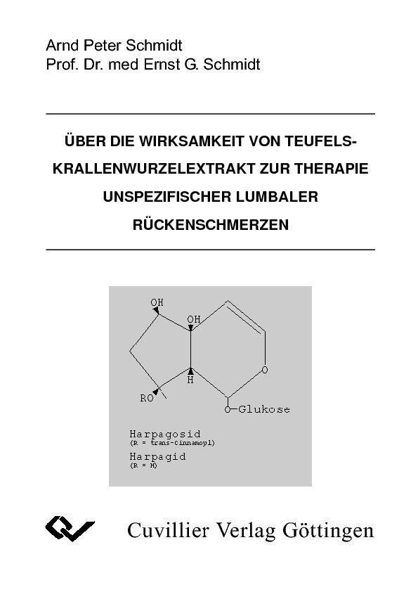 Cover Über die Wirksamkeit von Teufelskrallenwurzelextrakt zur Theapie unspezifischer Lumbaler Rückenschmerzen