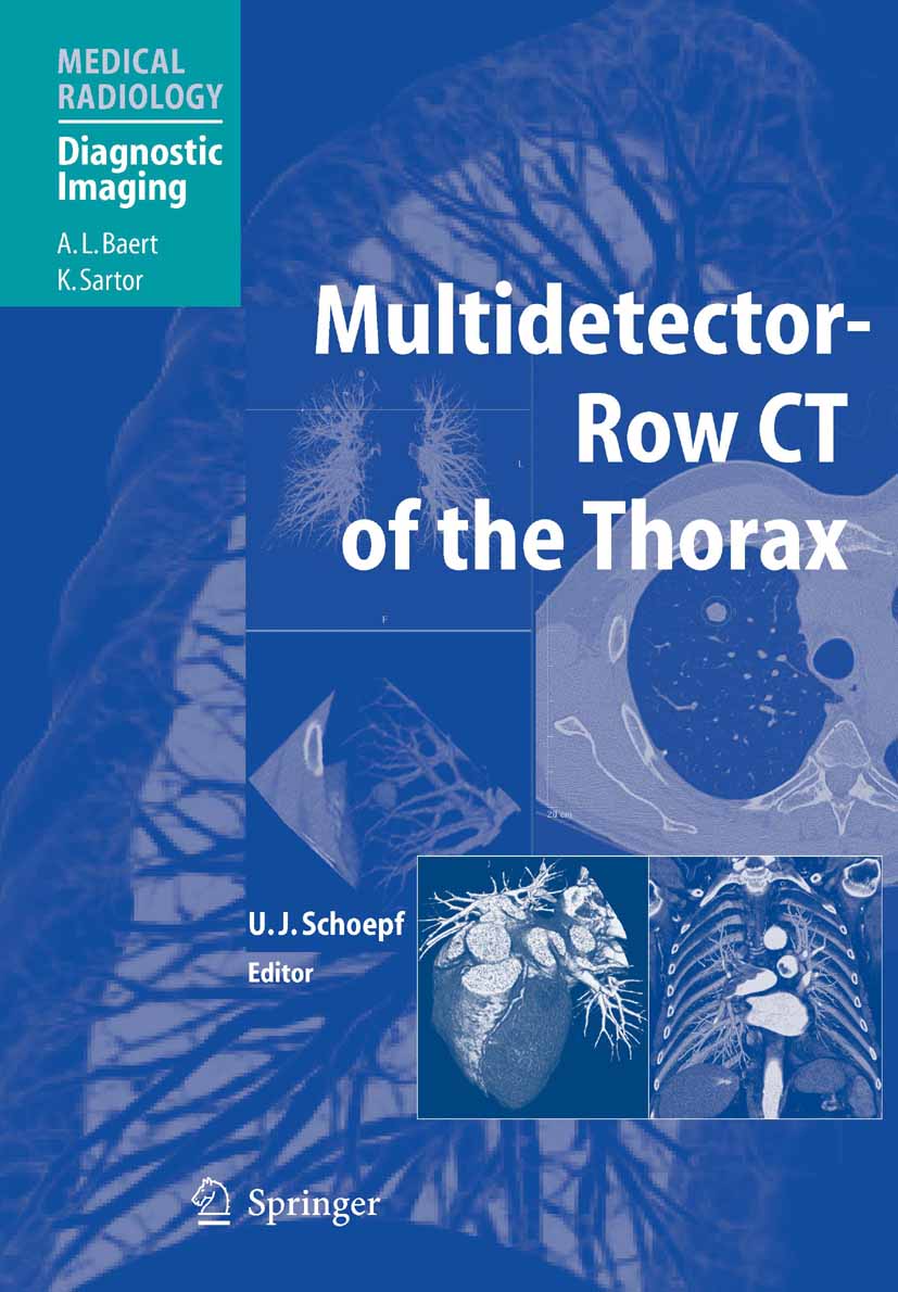 Cover Multidetector-Row CT of the Thorax - Forew. by M. F. Reiser