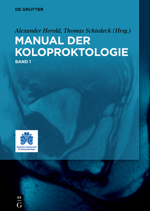 Cover Manual der Koloproktologie, Band 1