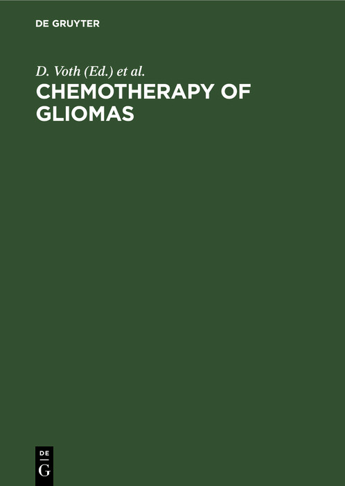 Chemotherapy of gliomas