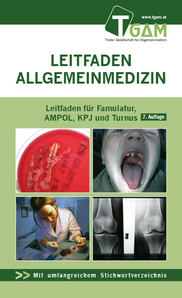 Cover Allgemeinmedizin Leitfaden für Famulatur, AMPOL, KPJ und Turnus