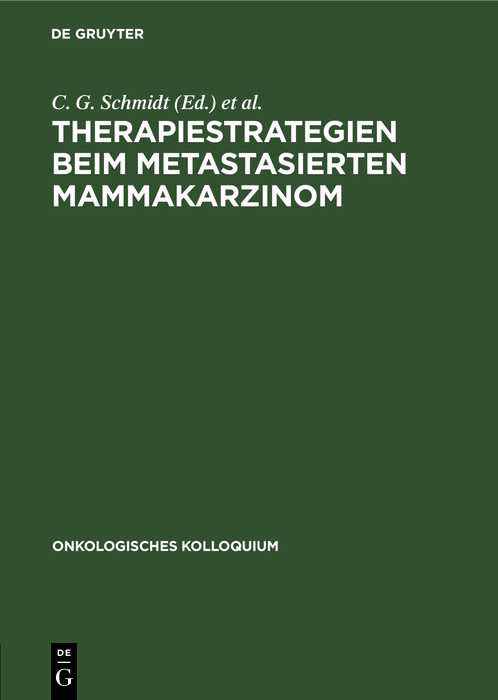 Therapiestrategien beim metastasierten Mammakarzinom