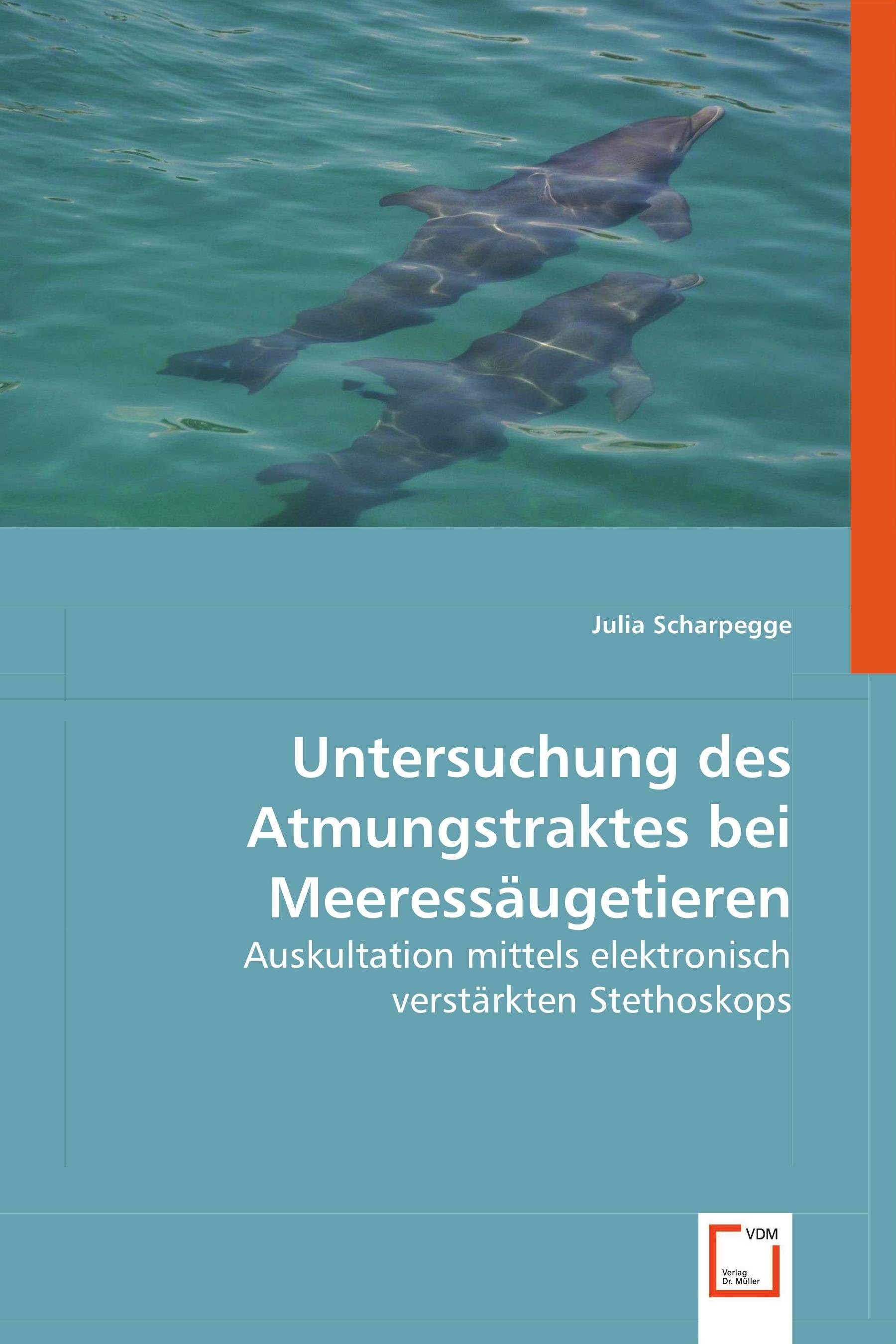 Cover Untersuchung des Atmungstraktes bei Meeressäugetieren