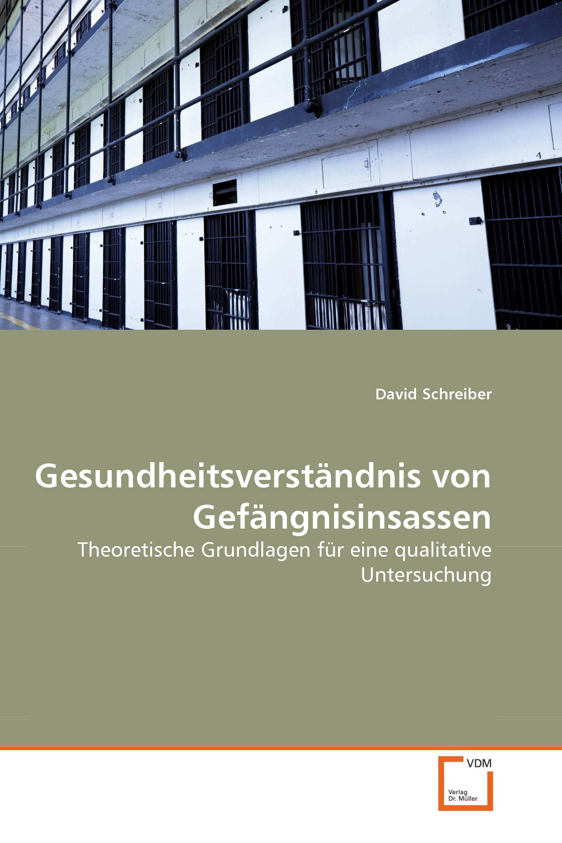 Cover Gesundheitsverständnis von Gefängnisinsassen