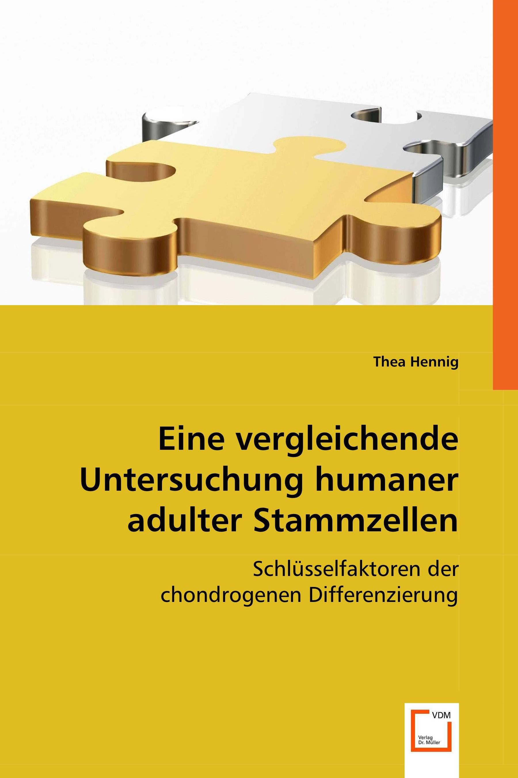 Cover Eine vergleichende Untersuchung humaner adulter Stammzellen