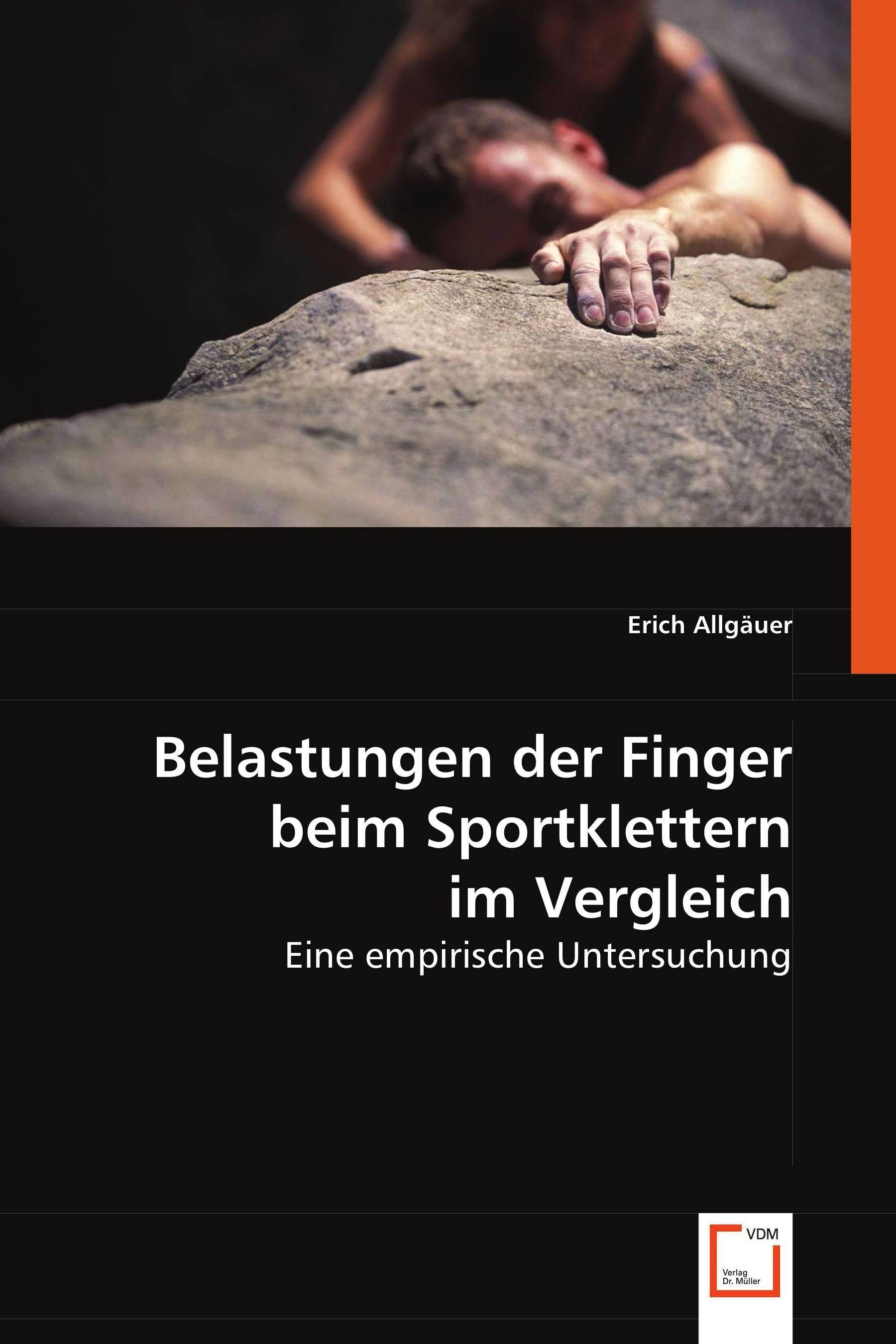 Cover Belastungen der Finger beim Sportklettern im Vergleich