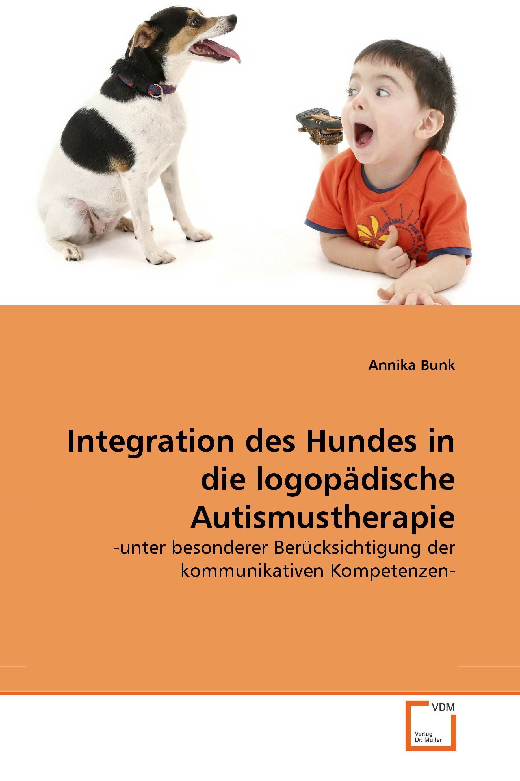Cover Integration des Hundes in die logopädische Autismustherapie