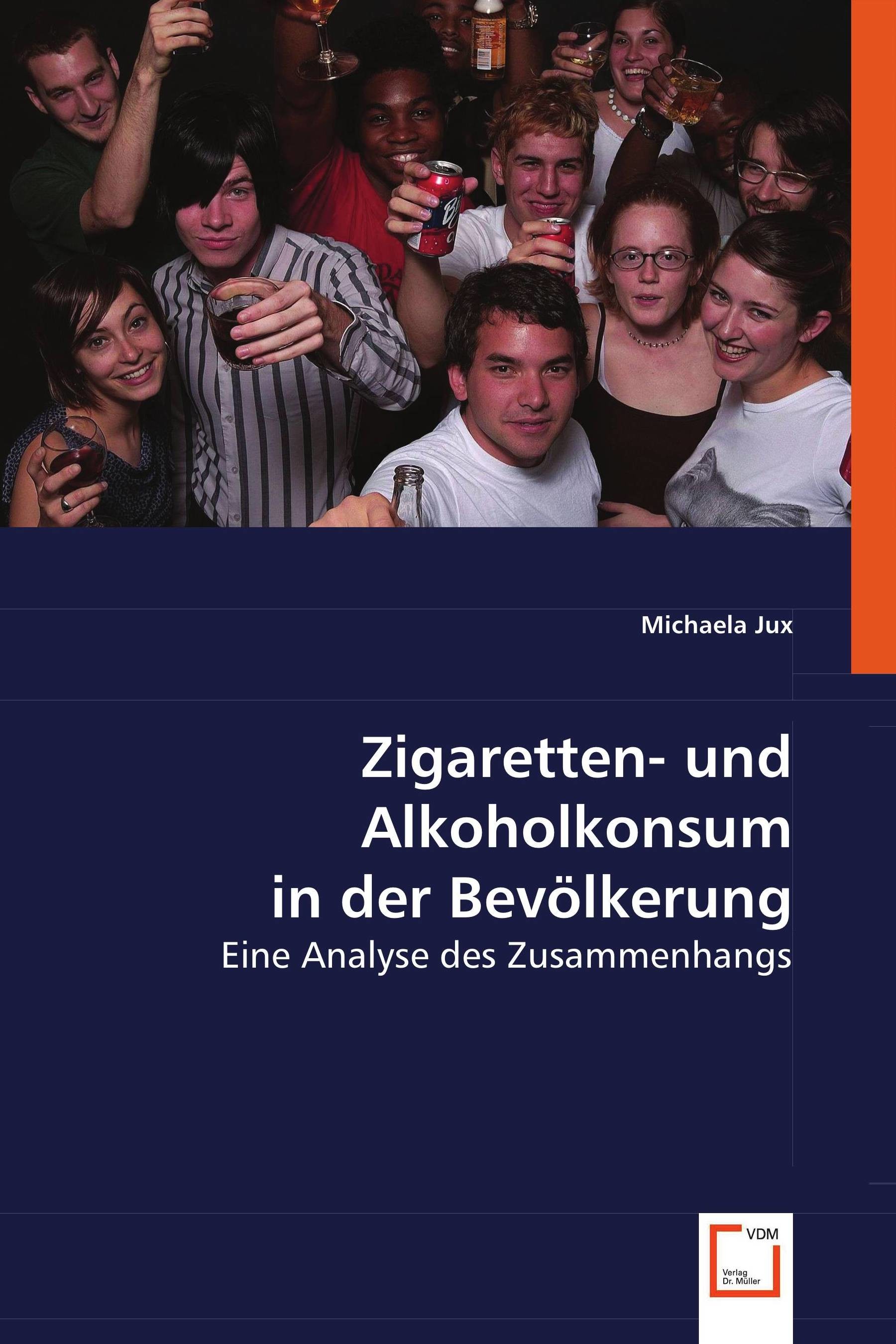 Cover Zigaretten- und Alkoholkonsum in der Bevölkerung