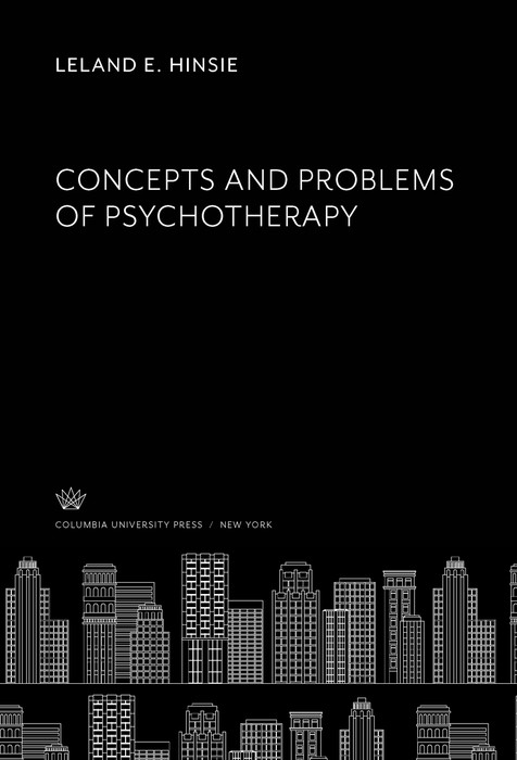 Cover Concepts and Problems of Psychotherapy