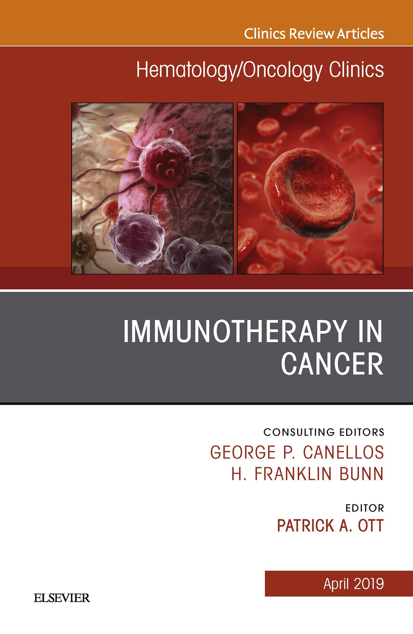 Cover Immunotherapy in Cancer, An Issue of Hematology/Oncology Clinics of North America, Ebook